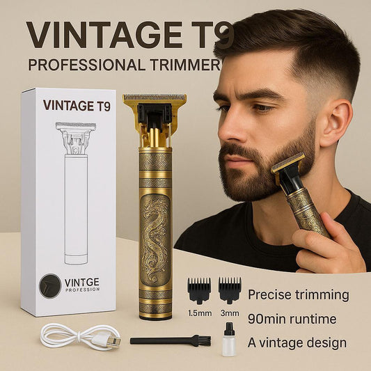 Vintage T9 Recharegable Professional Hair Trimmer For Men Original